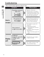 Preview for 22 page of Tanita SC-240MA Instruction Manual