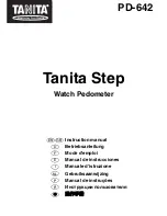 Tanita Step PD642 Instruction Manual preview