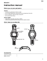 Preview for 3 page of Tanita Step PD642 Instruction Manual