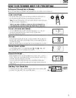 Preview for 7 page of Tanita UM-028F Instruction Manual