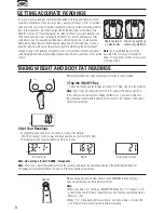 Предварительный просмотр 8 страницы Tanita UM-028F Instruction Manual