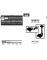 Tanita WB-100 Instruction Manual preview