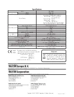 Preview for 20 page of Tanita WB-150MA Instruction Manual