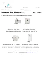 Preview for 1 page of TANKLESS CE 12 KW Information Manual