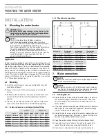 Preview for 6 page of TANKLESS CE Series Operation And Installation