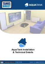 Предварительный просмотр 1 страницы Tanks Direct AquaTank Installation & Technical Details