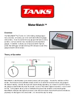 Preview for 1 page of Tanks MeterMatch Instruction Manual