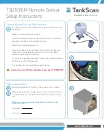 Preview for 1 page of TankScan TSU1000M Setup Instructions