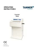 Preview for 1 page of TANNER Scientific TN50 Operating Instructions Manual