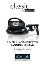 tanning essentials Classic Training Manual preview
