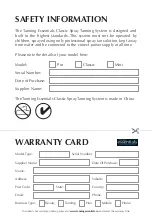 Preview for 11 page of tanning essentials Classic Training Manual