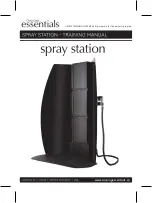 tanning essentials SPRAY STATION Training Manual preview