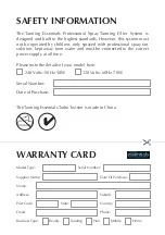 Preview for 7 page of tanning essentials Turbo Twister Manual