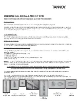 Preview for 8 page of Tannoy 110 Series Owner'S Manual