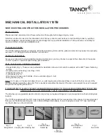 Preview for 8 page of Tannoy 110SR Owner'S Manual