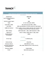 Preview for 4 page of Tannoy ARENA Highline TS300 Service Manual