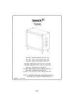 Preview for 13 page of Tannoy ARENA Highline TS300 Service Manual