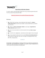 Preview for 17 page of Tannoy ARENA Highline TS300 Service Manual