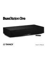 Preview for 1 page of Tannoy BaseStation One Owner'S Manual