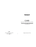 Tannoy CMS 401e Installation Manual preview