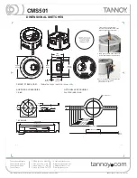 Предварительный просмотр 6 страницы Tannoy CMS501 Specifications