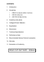 Preview for 2 page of Tannoy CMS55 ICT User Manual