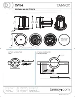 Preview for 6 page of Tannoy CVS4 User Manual