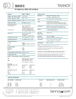 Preview for 2 page of Tannoy Di6 DC Specifications