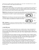 Preview for 4 page of Tannoy EFX-1 Operator'S Manual