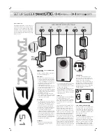 Tannoy FX 5.1 Setup Manual предпросмотр