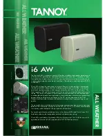 Tannoy i6AW Technical Specifications preview