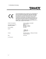 Preview for 13 page of Tannoy i9 User Manual