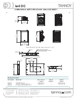 Preview for 6 page of Tannoy iw4DC Specifications