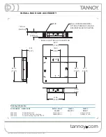 Preview for 8 page of Tannoy iw6 DS Discrete Specifications