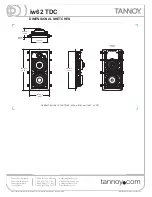 Предварительный просмотр 7 страницы Tannoy iw62 TDC Dual Concentric Specifications