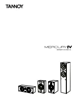 Preview for 1 page of Tannoy MERCURY V Owner'S Manual