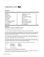 Preview for 2 page of Tannoy MERCURY V Owner'S Manual