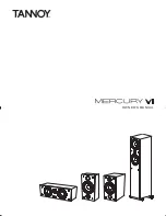 Tannoy MERCURY Vi Owner'S Manual предпросмотр