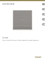 Tannoy PCI 45DC Quick Start Manual preview