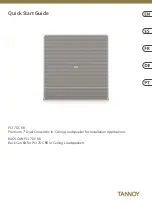 Preview for 1 page of Tannoy PCI 7DC RB Quick Start Manual