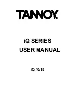 Preview for 1 page of Tannoy Power Dual iQ 15 User Manual