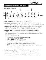 Preview for 12 page of Tannoy PowerLinx Owner/Installer/Operator'S Manual