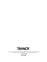 Предварительный просмотр 16 страницы Tannoy PowerLinx Owner/Installer/Operator'S Manual