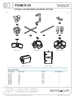 Preview for 8 page of Tannoy POWERV8 Technical Specifications