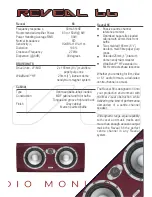 Preview for 4 page of Tannoy REVEAL TS12 s Specifications