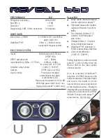 Preview for 8 page of Tannoy REVEAL TS12 s Specifications