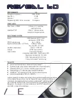 Preview for 10 page of Tannoy REVEAL TS12 s Specifications