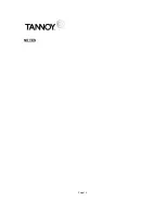 Предварительный просмотр 14 страницы Tannoy SENSYS DC1 Service Manual