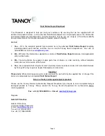 Preview for 9 page of Tannoy SENSYS DCC Service Manual