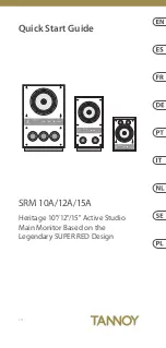 Tannoy SRM 10A Quick Start Manual preview